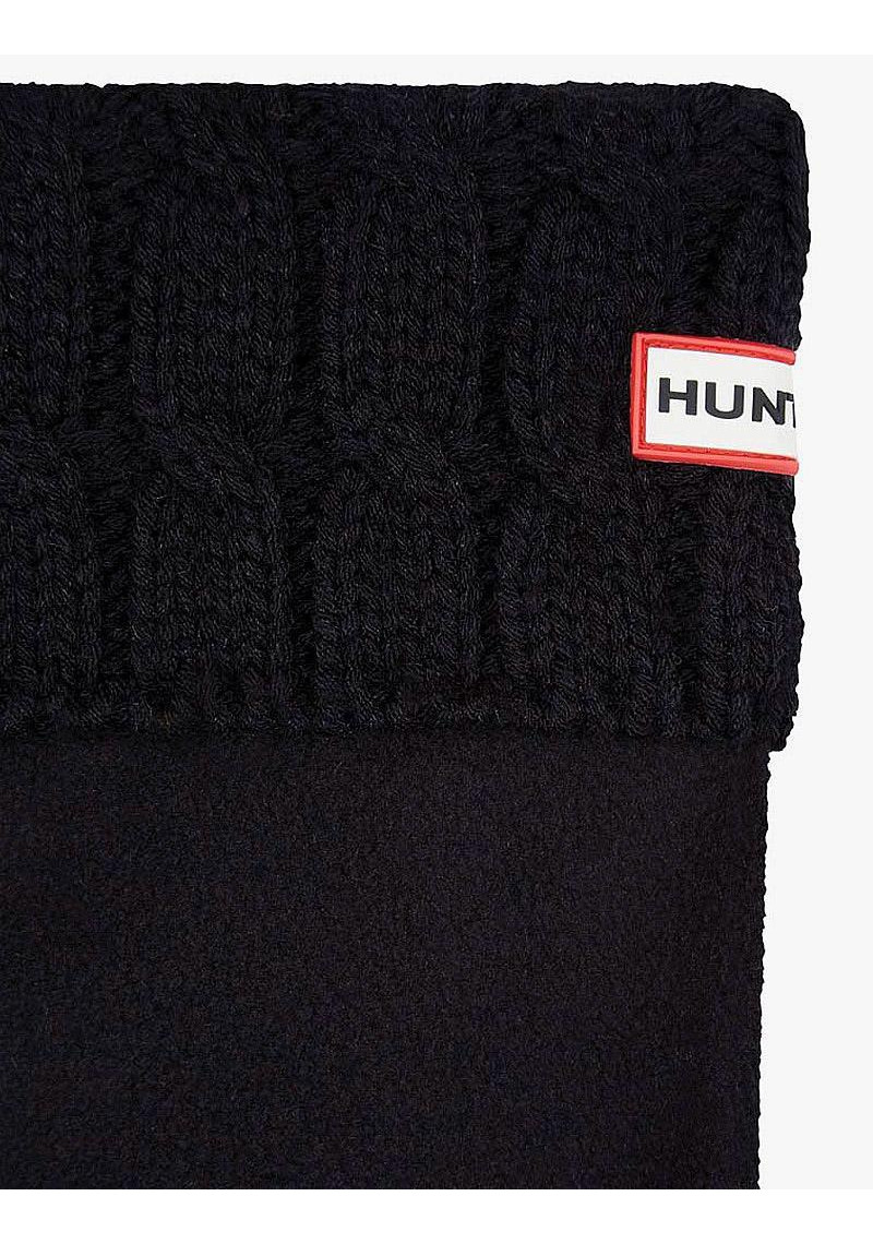 CALCETIN HUNTER ORIG. TALL BS 6 STITCH CABLE BLK