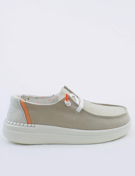 ZAPATO HEY DUDE WENDY RISE CHAMBRAY SANDSHELL