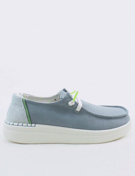 ZAPATO HEY DUDE WENDY RISE CHAMBRAY ABYSS BLUE