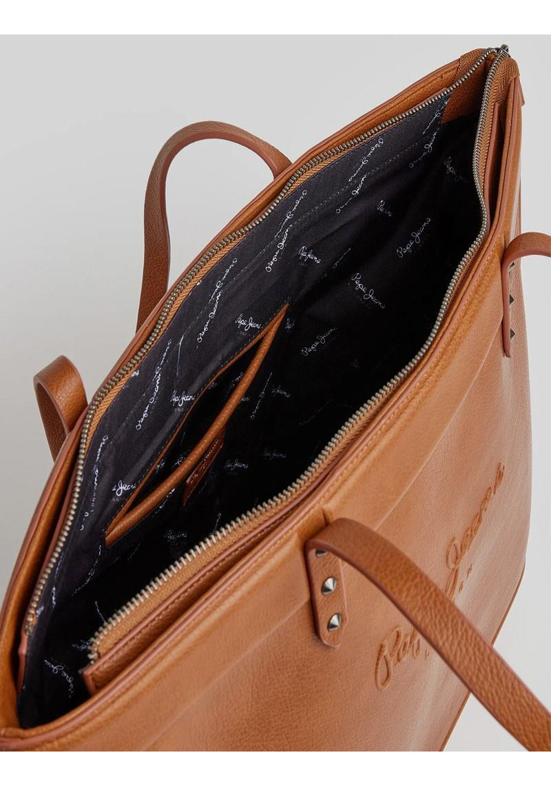 BOLSO PEPE JEANS BELLA BASS NUT BROWN